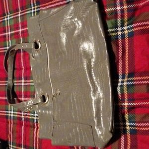 Macys large gray tote bag. Never used.